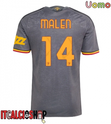 AS Roma Donyell Malen #14 Terza Maglia 2026-27 Manica Corta